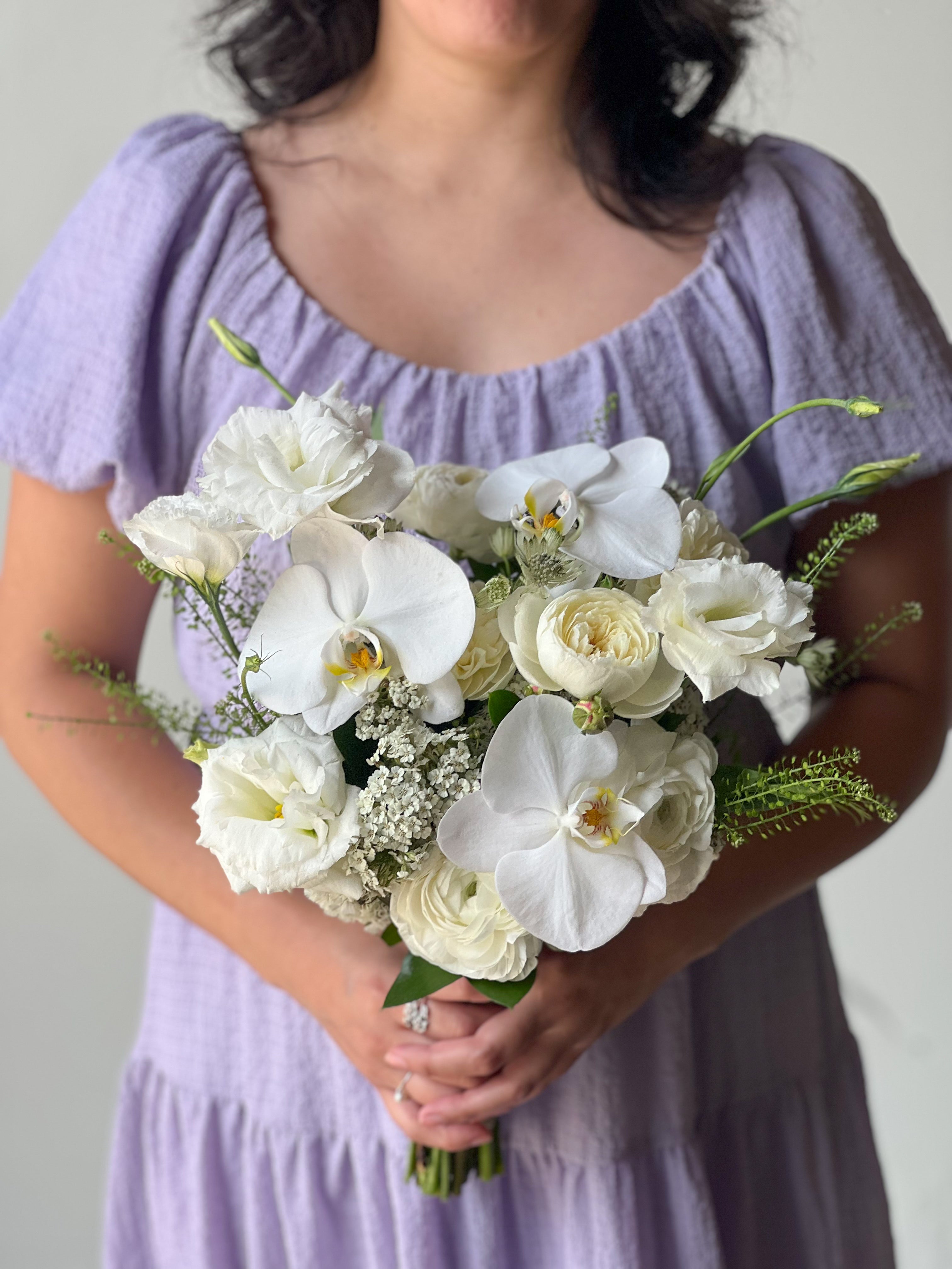A La Carte Bridal Bouquet - White Wedding | Nigella