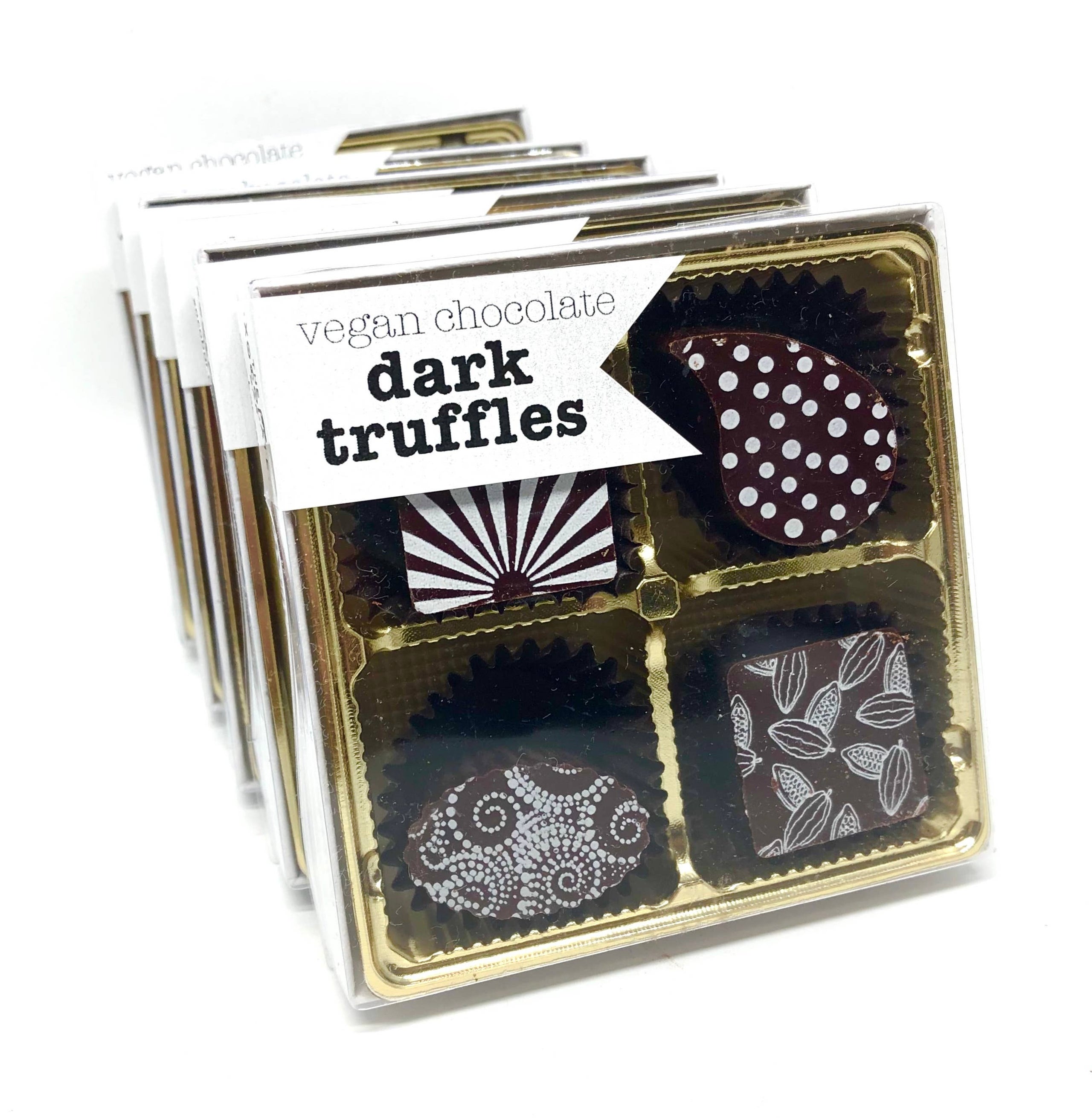 The Xocolate Bar - Dark Truffles - Organic Fair Trade Vegan Dark 
